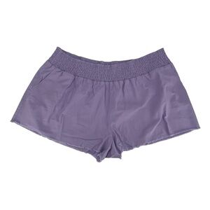 NWT Wild Fable Lavender Rough Hem Elastic Waist Cotton Shorts Size 4X Women’s